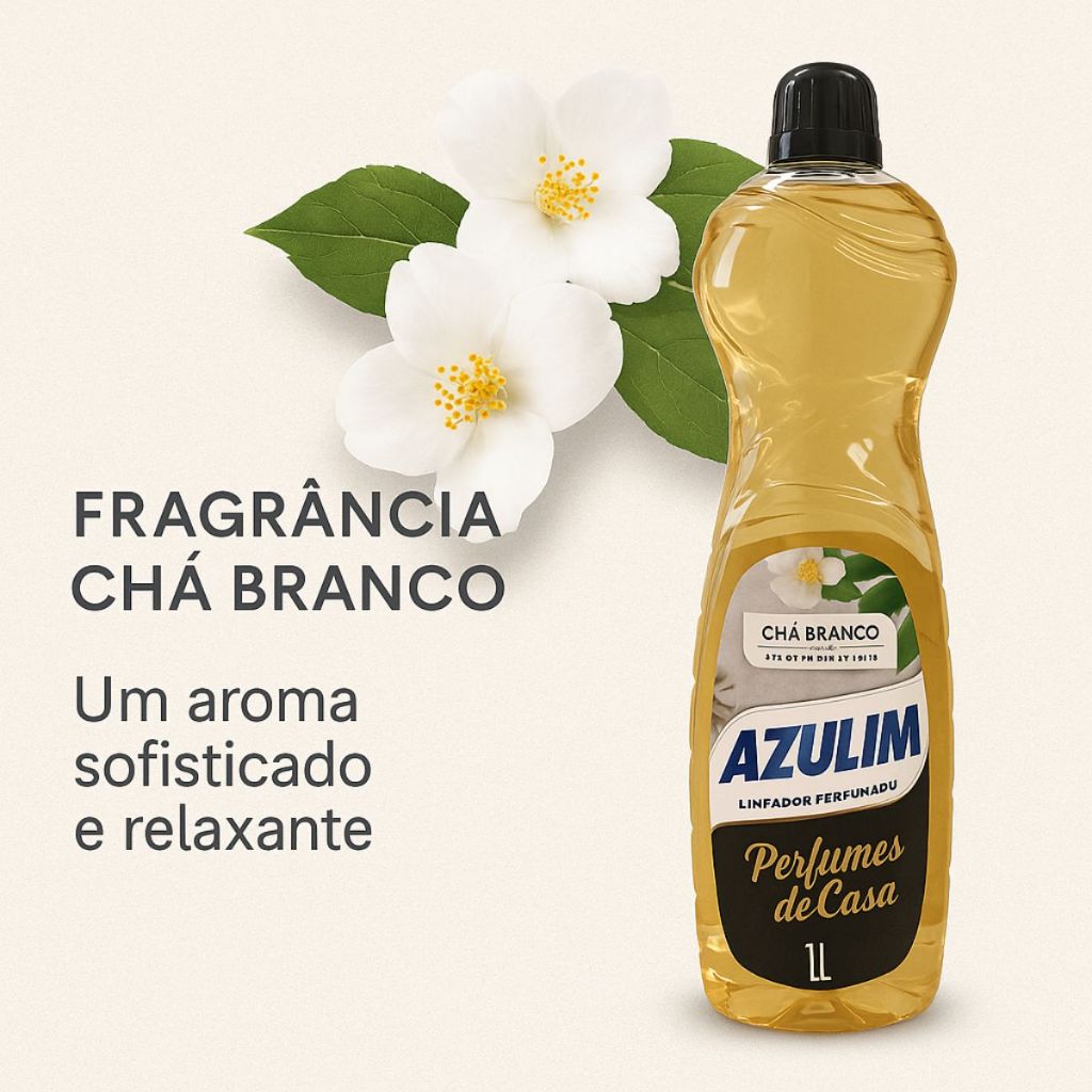 Limpador de Piso Perfumado Chá Branco 2 litros Limpa Ceramica ...