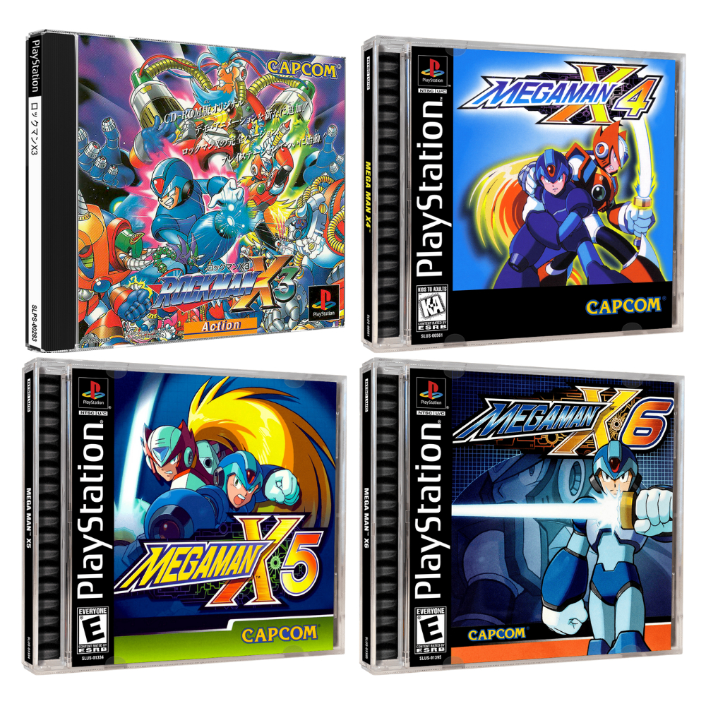 M PS 12本セット Megaman X - Coleção completa - Ps1 - Mídia Física - Melhora o Preço