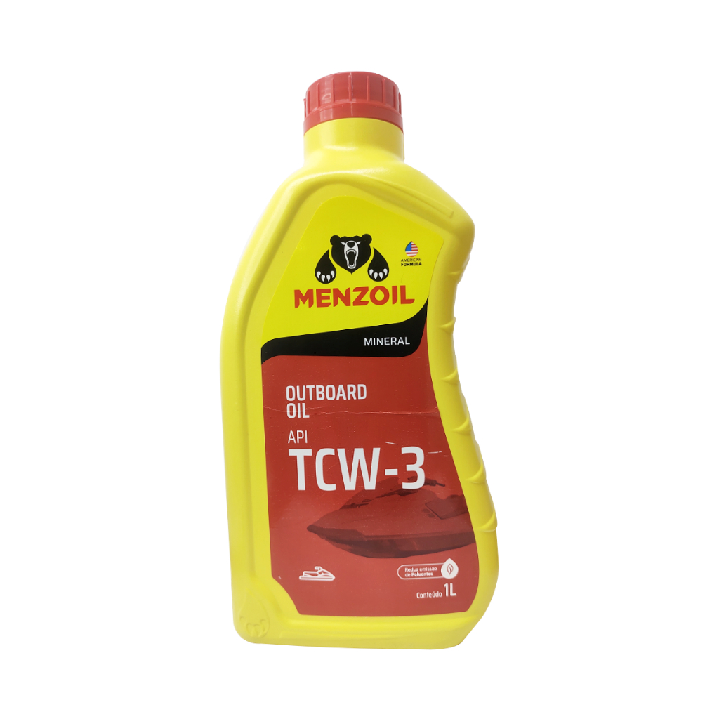 Óleo Náutico Menzoil TCW3 2T Premium Todos Motores Kit C/5