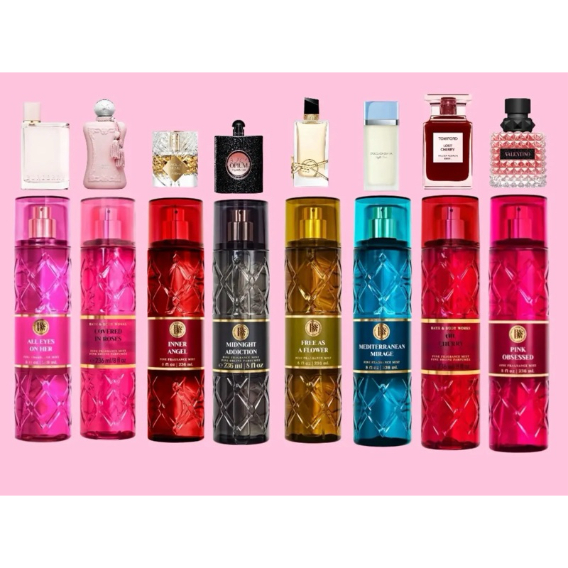 body splash bath body works | Shopee Brasil