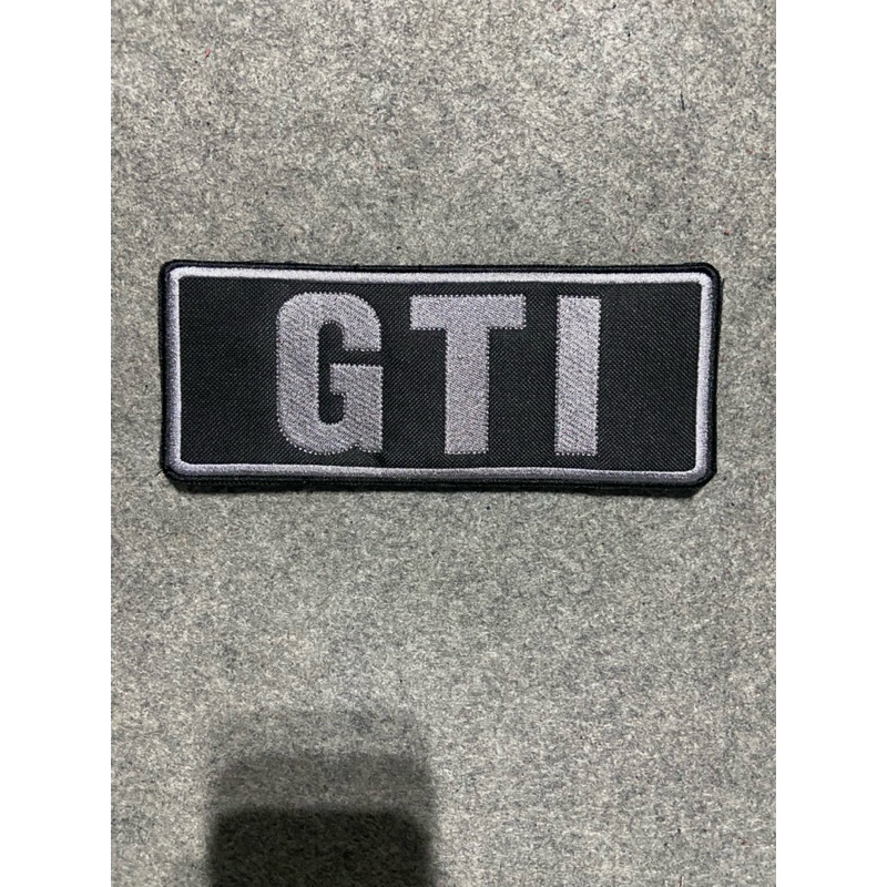 Patch Com Velcro GTI | Shopee Brasil