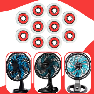 Calço Suporte 30mm com Rolamento 608RS – Kit 10 Unidades – Substitui Bucha – Peça de Reposição