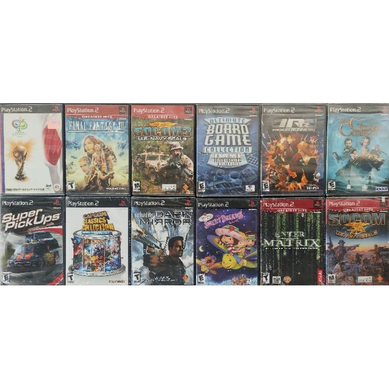 Jogo Playstation 2 original PS2 novos lacrados e usados play2