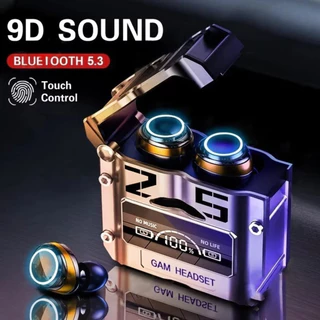 TWS M25 Fone De Ouvido bluetooth 5.3 Sem Fio À Prova D'água 9D Stereo Sports Earbuds LED Microphone