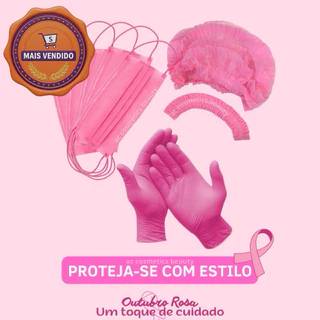 Kit luvas, mascaras e toucas em Oferta na Shopee