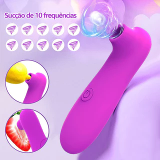 Vibrador Sugador Clitoriano Vagina Succao Chupa Clitoris SEX SHOP