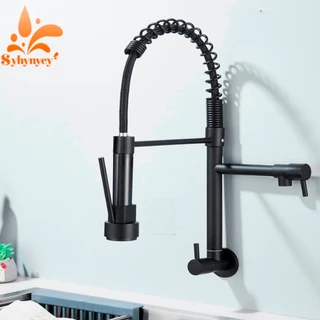 Torneira Cozinha Gourmet Montada Na Parede,Inox Torneira água Fria Com Flexível Pulverizador