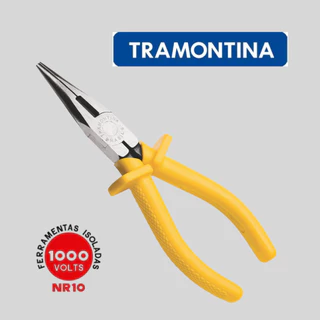 ALICATE DE BICO MEIA CANA TRAMONTINA ISOLADA 6 POLEGADAS