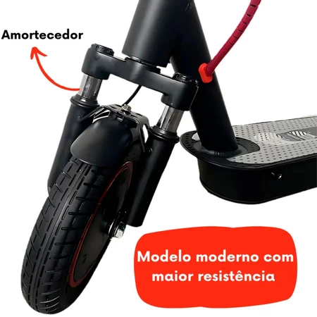 Patinete Elétrico Profissional 500w Adultos Até 150Kg Com Conexão APP Bluetooth e Freios a Disco