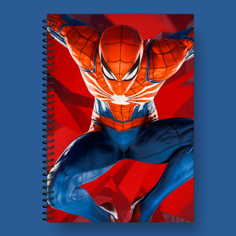 Caderno do Homem Aranha Personalizado Capa Dura 1,10 e 20 Matérias ...