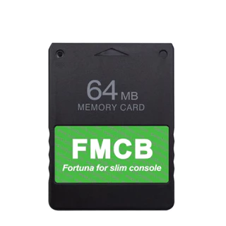 Free McBoot BitFunx Fortuna FMCB para cartão de memória PS2 Slim para console Playstation2 64MB OPL