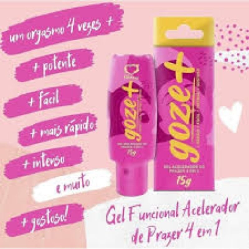 Opção Otimizada: Excitante Feminino Goze+ 15g | Gel Estimulante Aumenta ...