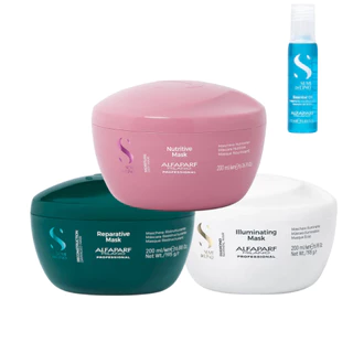 Kit Cronograma Capilar Home Semi Di Lino - Alfaparf em Oferta na Shopee