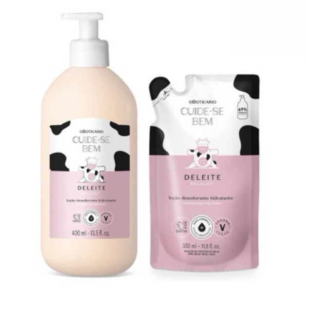 Hidratante Cuide-se Bem Deleite O Boticário 400ml Original e Lacrado em Oferta na Shopee