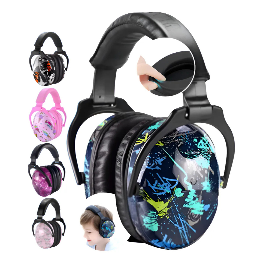 Protetor Auricular Autismo Infantil Fone Abafador de Som Ouvido Ruido ...
