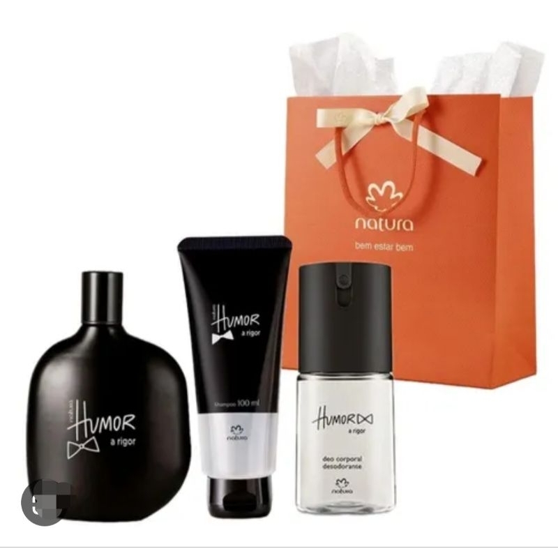 Presente Natura Humor a Rigor - Colônia + Deo Corporal + Shampoo ...