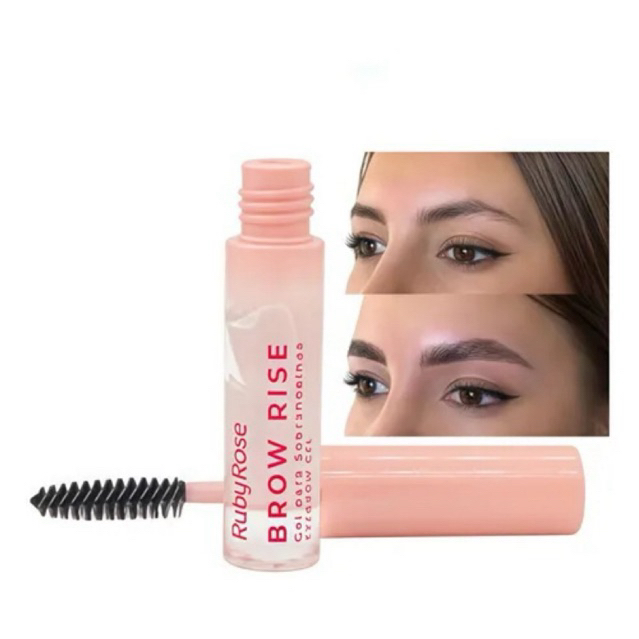 Gel Para Sobrancelhas Brow Rise Ruby Rose Tipo Rímel - Fixação Natural ...