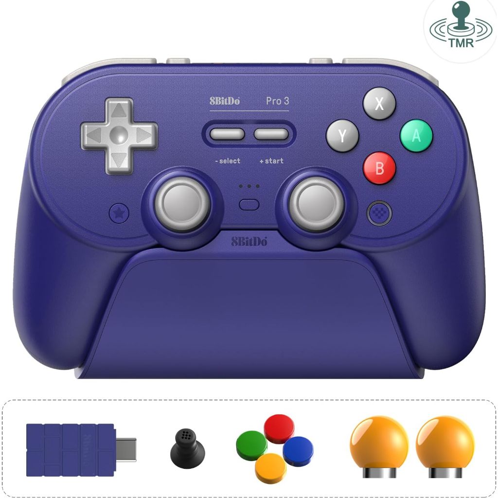 Controle 8BitDo Pro 3 Bluetooth – Switch / Switch 2 / PC / Apple