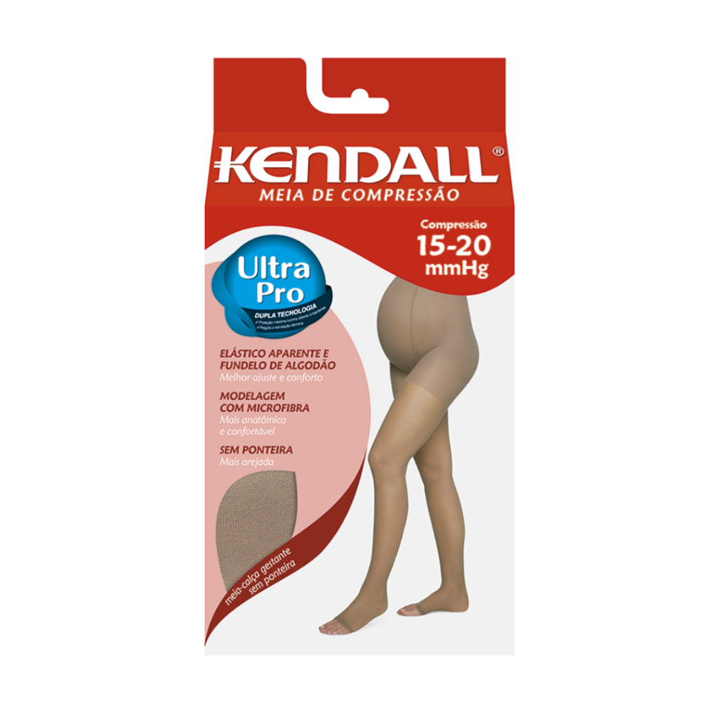 Meia Calça Kendall Gestante sem Ponteira Média Compressão (15-20 mmHg ...