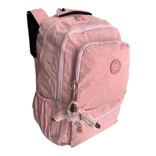 Mochila Grande KP ,Escolar Volta as Aulas Faculdade com Chaveiro Macaquinho