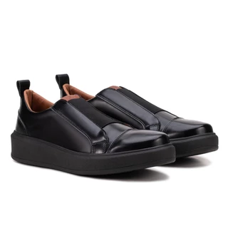 Sapatênis Masculino Versales Full com Elástico Preto Azul Branco Caramelo Café Pu Camurça