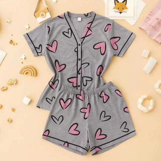 Baby Doll Americano Coração Malha Premium Blogueira Amamentação Cirurgico c/ botoes Funcionais em Oferta na Shopee