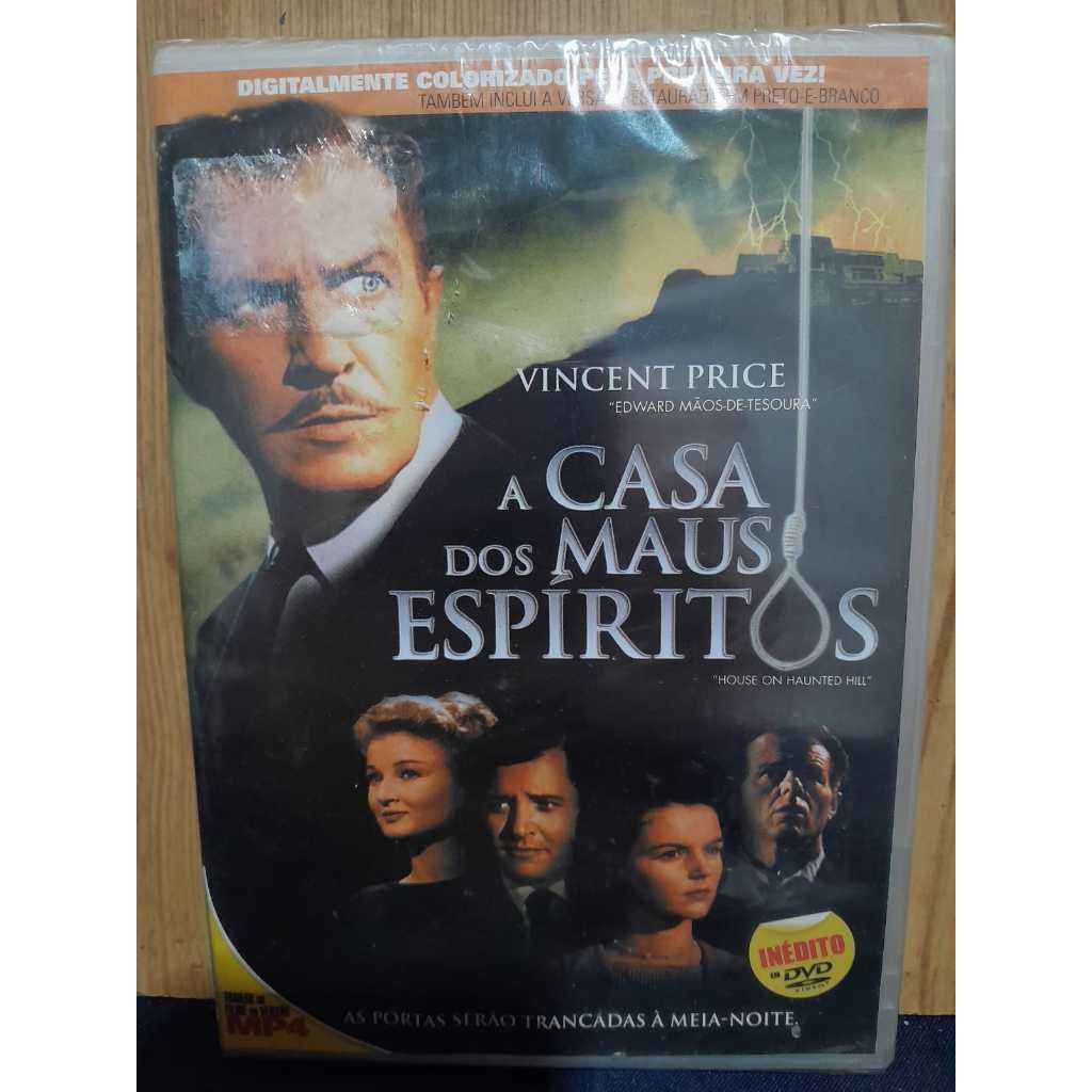 DVD A CASA DOS MAUS ESPÍRITOS – VINCENT PRICE / CLÁSSICO DO TERROR ...
