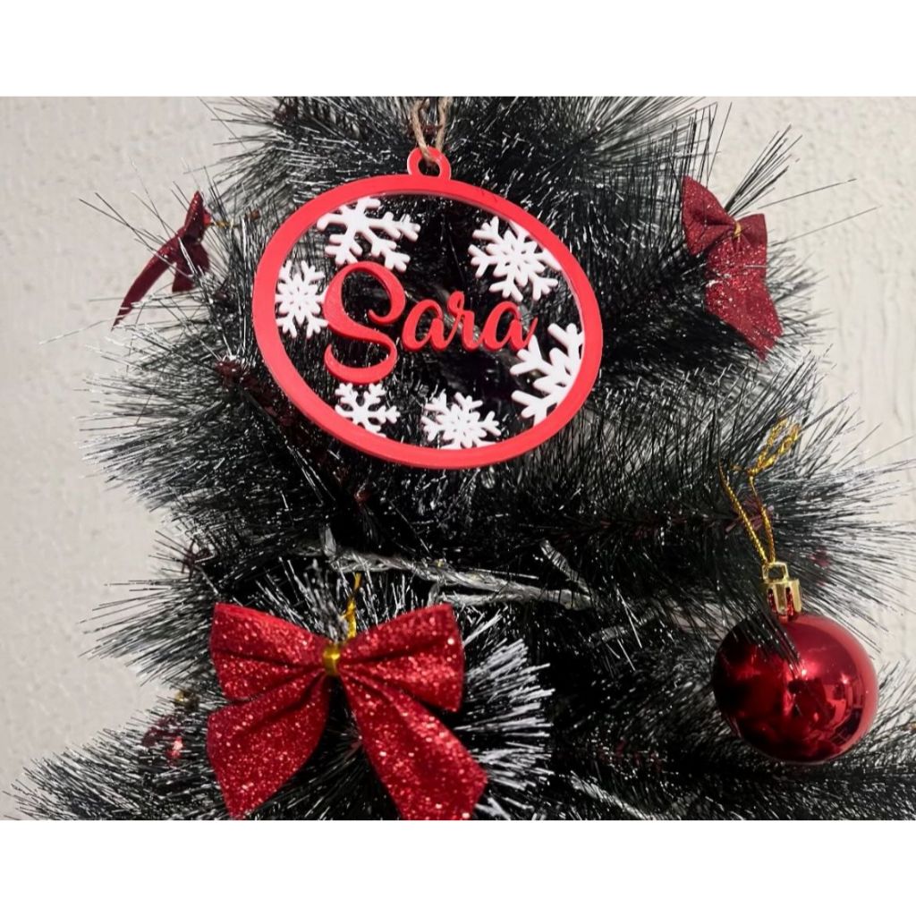 Enfeite para Arvore de Natal Com Nome | Shopee Brasil