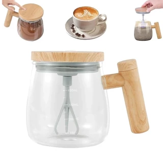Chaleira Misturadora De Café Automática Agitadora Elétrica Giratória Para Chá Leite e Café