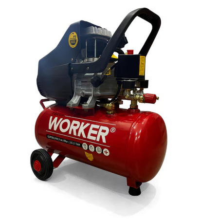 Compressor de Ar Worker 1.5HP 20L 8Bar – 127V ou 220V | Portátil e Potente