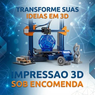 Impressão 3D Personalizada - Envie seu Arquivo STL ou Ideia (Orçamento Grátis)