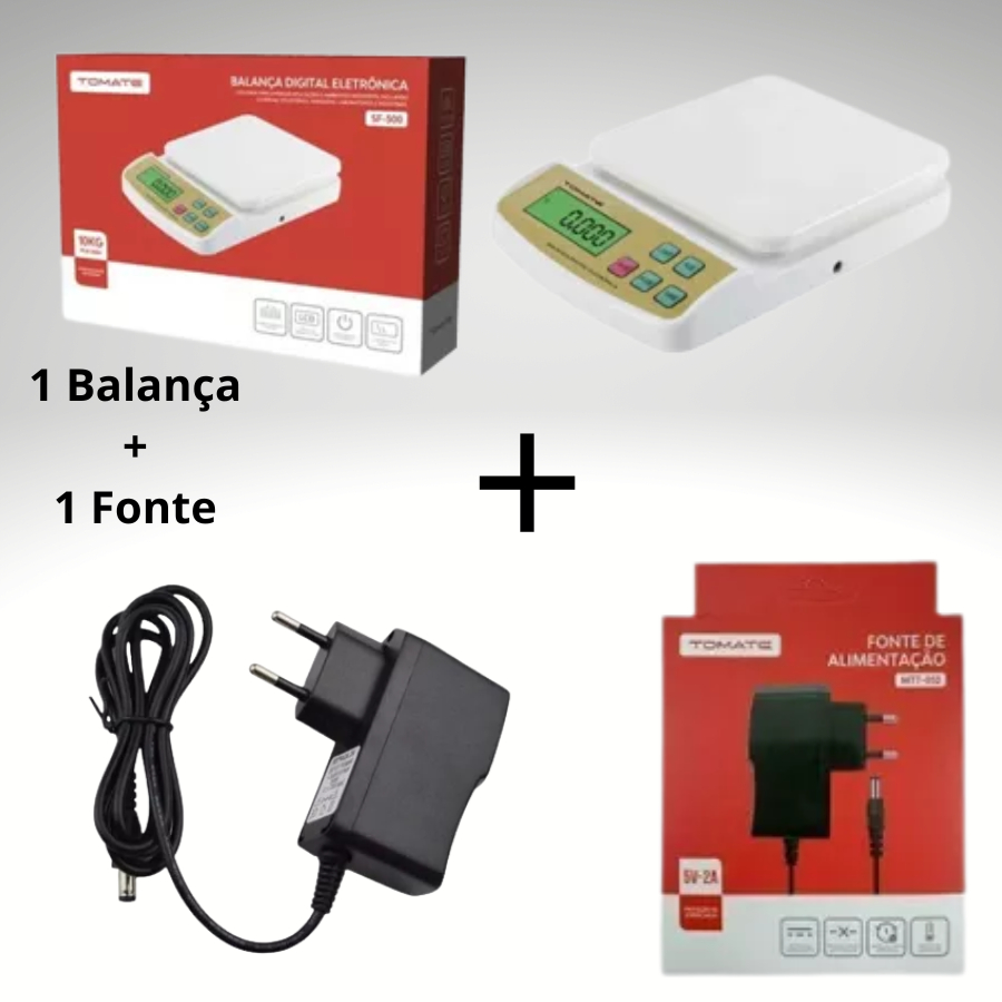 Balança de Cozinha Digital De Precisão de 1 g à 10 kg Pesar Alimentos ...
