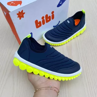 Tênis Sapato Infantil BIBI Menino Roller Calce Fácil Confortável Acolchoado Leve Flexível Escolar em Oferta na Shopee