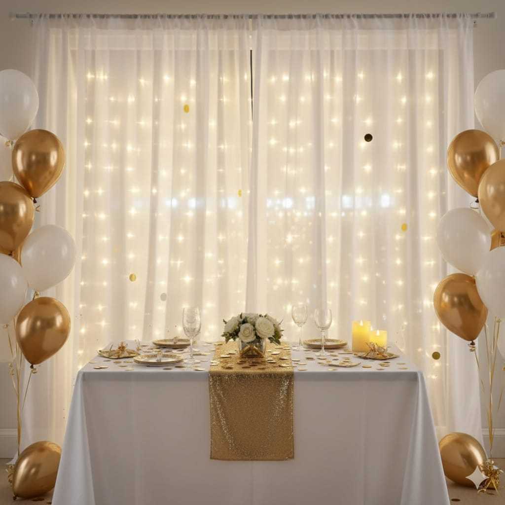 CORTINA DE FESTA EM VOIL 2M X 3M COM PASSADOR - DECORAÇÃO DE FESTA ...