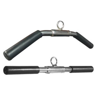 Puxador Barra Pulley Cromada Crossover Triceps Bíceps Para Musculação Academia