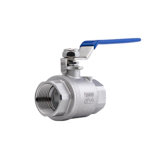 Válvula Registro Esfera 1" em Aço Inox 304 Bipartida vedação PTFE