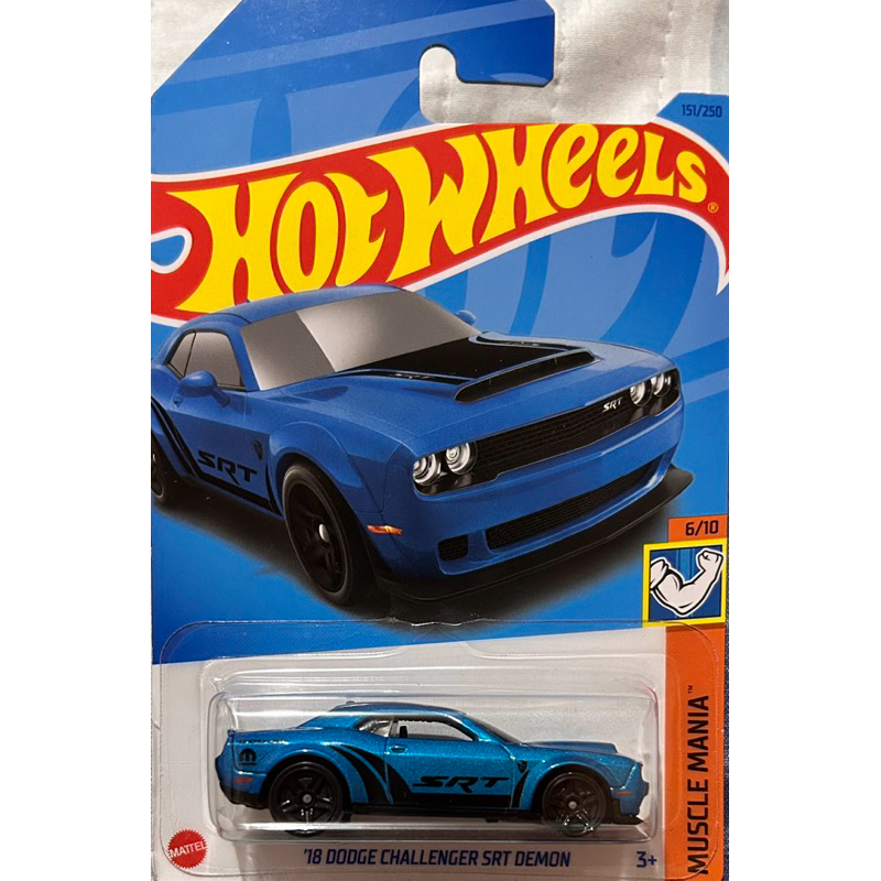 Hot Wheels 18 Dodge Challenger SRT Demon – Muscle Car Insan