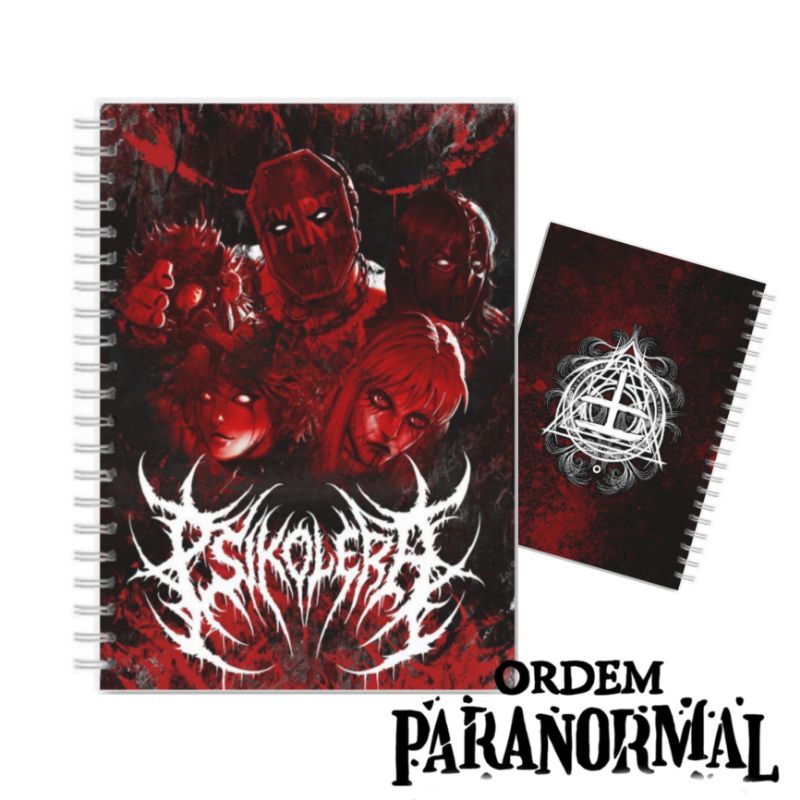 Caderno 'HEXATOMBE' Ordem Paranormal RPG, 100 Folhas, RPG do Cellbit ...