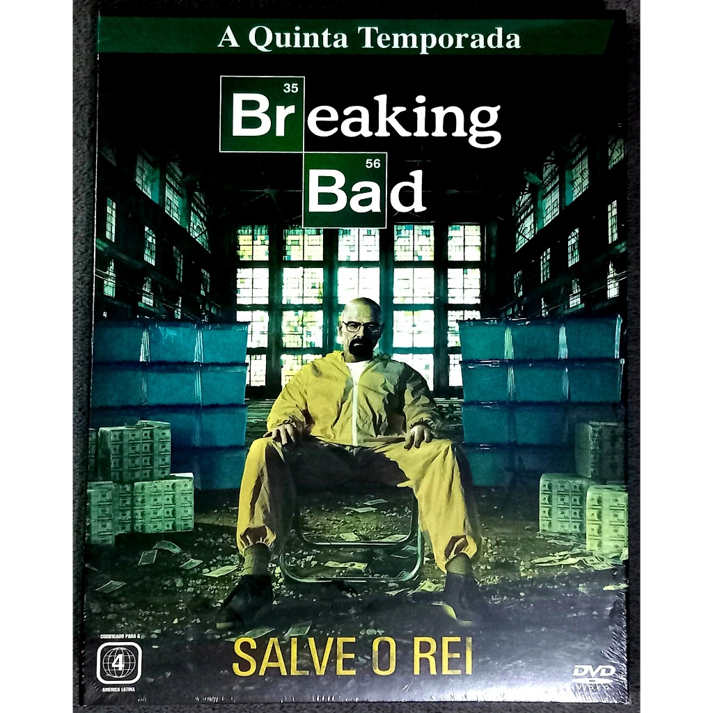 [LACRADO] Box DVD Breaking Bad - 5° Temporada (3 Discos) | Shopee Brasil
