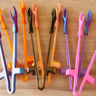 Hashi Pegador de Petisco com Mãozinha Divertido Impressão 3D