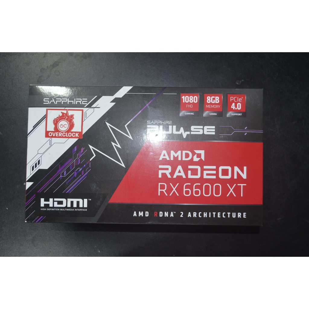 Usada - Placa de video Sapphire 8gb Radeon RX 6600 XT Pulse OC