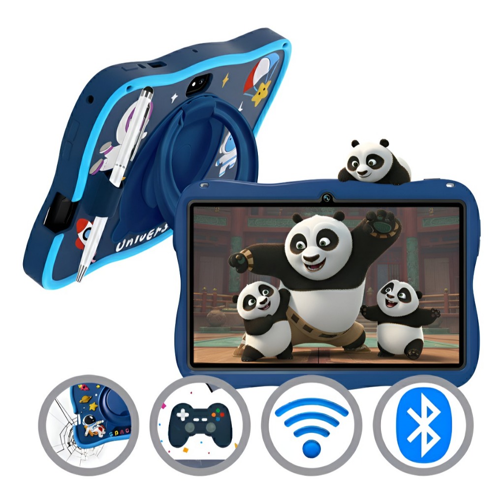 Tablet Infantil Educativo 6gb/ 128gb Tela 7 Caneta E Capa AZUL | Shopee ...