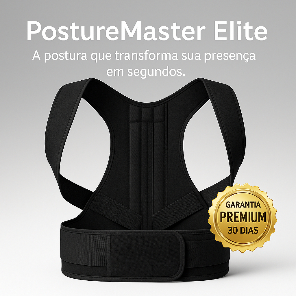 MASCULINO - Colete Corretor de Postura Ortopédico - Tamanho L (G ...
