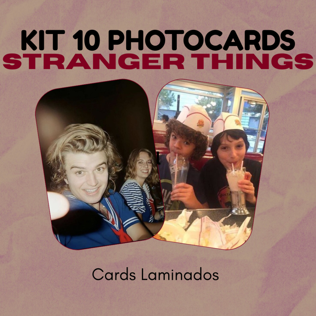 KIT 10 PHOTOCARDS STRANGER THINGS | Shopee Brasil