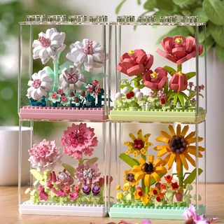 Ornamentos De Plantas Em Vaso Com Blocos De Construção Compatível Com Lego House Building Blocks Montagem De Blocos