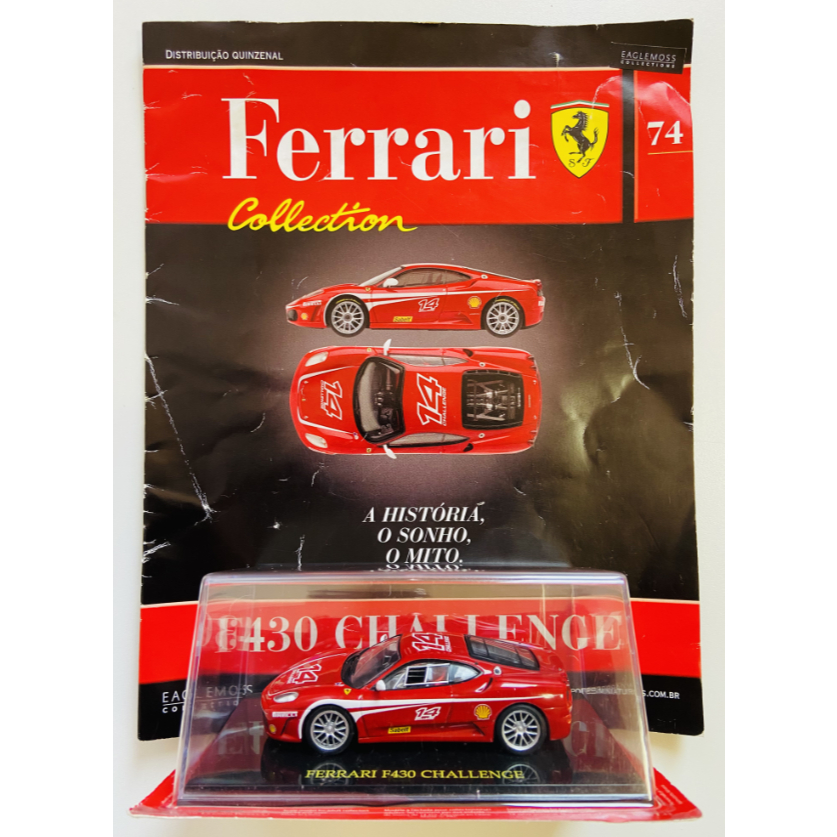 Miniatura Ferrari F430 Challenge (Lacrada) - F1 - Fórmula 1 - 1:43