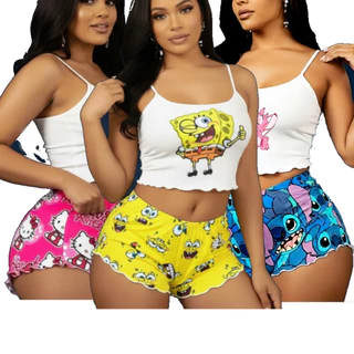 Baby Doll Cropped Ondinha Feminino Virginia em Oferta na Shopee