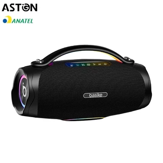 Caixa de Som Bluetooth Basike Ba-RAD181 300 W RMS Bateria 30000 mAh TWS IPX6 e Luzes RGB em Oferta na Shopee