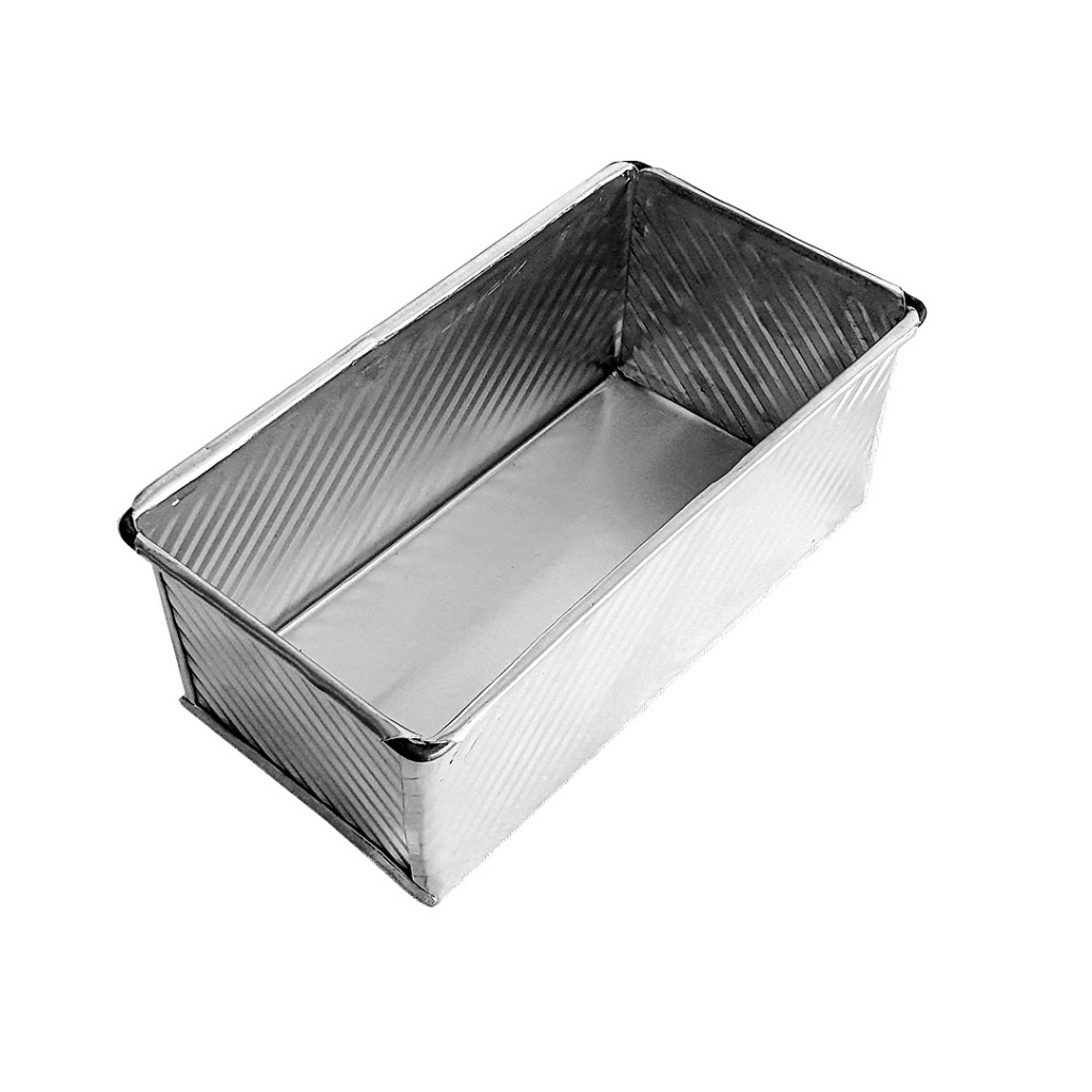 Forma Pão De Forma Alumínio 20x10x10 cm Sem Tampa - Kit 2 Pe