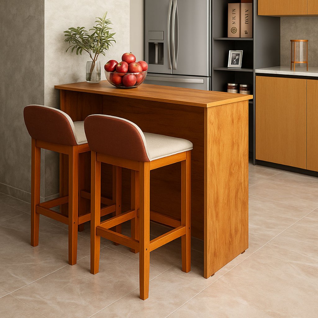 Bancada para Cozinha Balcao MDF Area Gourmet 109cm | Shopee Brasil